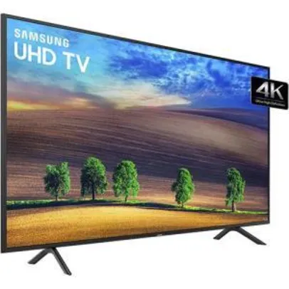 Smart TV LED 49" Samsung Ultra HD 4K 49NU7100 3 HDMI 2 USB HDR - R$ 2184