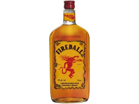 Licor Fireball Whisky com Canela Red Hot 750ml