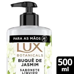 [R$3,78 CADA] Kit 10 Sabonetes Líquido Lux Botanicals Buquê de Jasmim 500ml