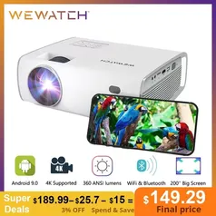 Projetor Wewatch S1 Native 1080p 360 Ansi Lumens