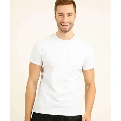 Kit 5 Camisetas Masculinas Básicas Manga Curta