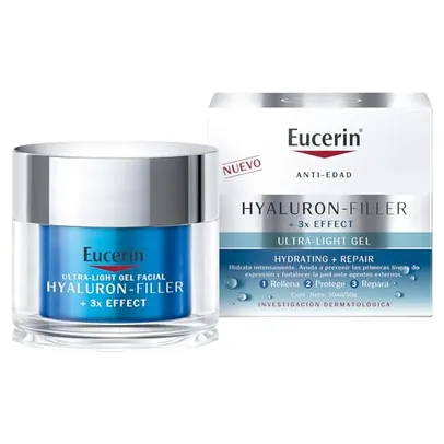 Gel Facial Ultra Leve Eucerin Hyaluron-Filler Daily Booster + Repair 50ml