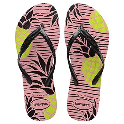 Chinelo Fantasia Style, Havaianas, Feminino, Rosa Macaron, 39/40