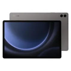Tablet Samsung Galaxy Tab S9 FE+ Wifi, 128GB, 8GB RAM, Tela Imersiva de 12.4" Cinza