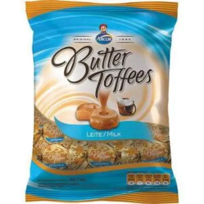 [4 unidades] Bala Butter Toffees Leite Pacote com 130g - Butter Toffer - R$6