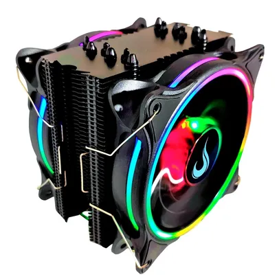 Cooler para Processador Rise Mode Winter Black 120mm, ARGB, Intel/AMD, - RM-ACW-01-ARGB