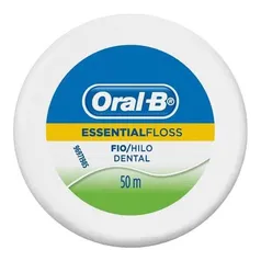 Fio Dental Oral-B Essential Floss Encerado Menta 50m