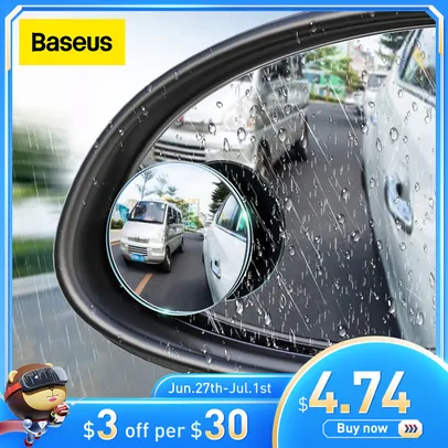 2 espelhos retrovisores de carro Baseus