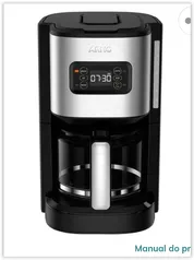 Cafeteira Elétrica Arno Element CFEL com Timer e 45 Xícaras – Preto/Inox | R$ 255