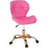 Imagem do produto Cadeira Office Eiffel Slim Base Giratória Rosa - Red Gold