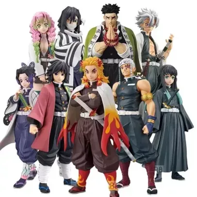 Bonecos personagens Demon Slayer - 12 variações - Action figure, colecionável