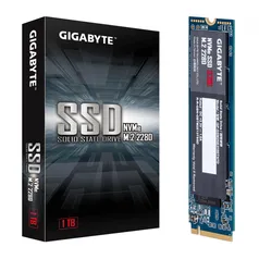 SSD Gigabyte, 1TB, M.2 2280, NVMe, Leitura 2500MBs e Gravação 2100MBs, GP-GSM2NE3100TNTD