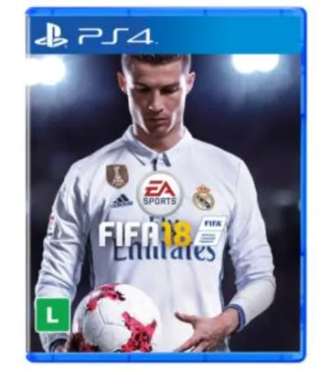 FIFA 18 - PS4 - R$149,59