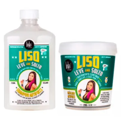 Lola Cosmetics Liso, Leve e Solto Kit - Máscara + Shampoo | R$40