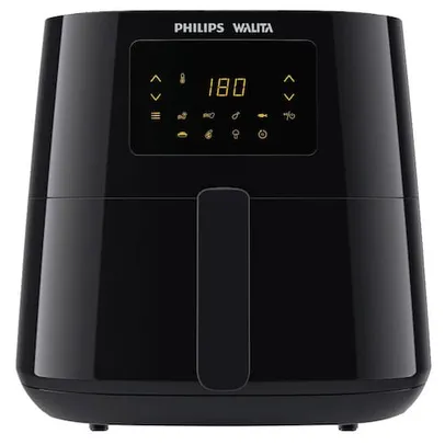 Fritadeira Elétrica Sem Óleo Air Fryer Philips Walita RI9270 XL 6,2L Digital – Preta