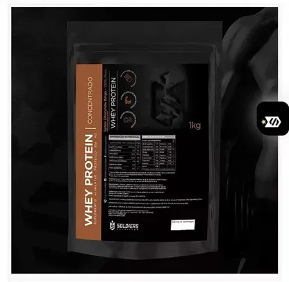 Whey Importado - Soldiers Nutrition Concentrado 1kg - 100%