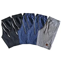 Kit 5 Shorts Bermudas Moletom Polo Marine