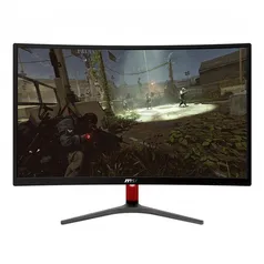 Monitor Gamer msi Optix G24C 23.6 LED Curvo 144Hz 1ms fhd dvi/hdmi/dp Preto/Vermelho, Optix G24C