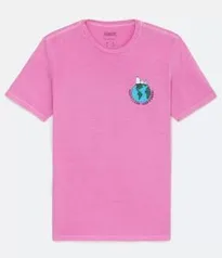 Camiseta com Estampa Snoopy Rosa | R$30