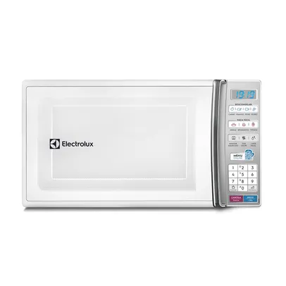 (Com Cashback Electrolux) Micro-ondas Electrolux 27L Branco com 55 receitas pré-programadas e Função Tira Odor (MB37R)