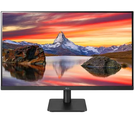 Monitor LG 27' IPS, Full HD, HDMI, VESA, Ajuste de Ângulo, FreeSync, Bordas Finas - 27MP400-B