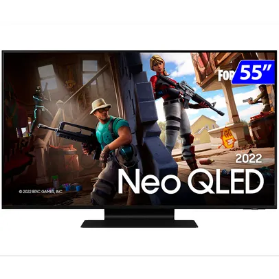 Smart TV Samsung Neo QLED 55 4K Wi-Fi Tizen Modo Game Mini LED 55QN90B