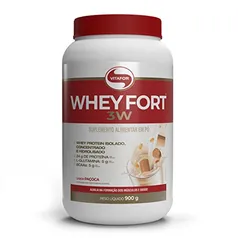 Vitafor - Whey Fort 3W - 900g - Paçoca