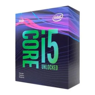 Processador Intel Core i5-9600KF Hexa-Core 3.7GHz (4.6GHz Turbo) 9MB Cache - R$1099