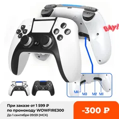 Controle para PS4 sem fio estilo PS5 bluetooth pc e android Aliexpress