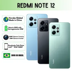 Smartphone Redmi Note 12 4GB Ram 128 Rom