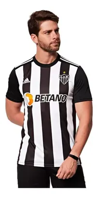 Camisa Atlético Mineiro I Masculina Preta Com Branco adidas