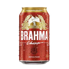 Cerveja Brahma Chopp, Pilsen, 350ml, Lata