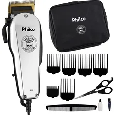 (49 SC AME) Máquina de Cortar Cabelo Philco PCR05S - Prata