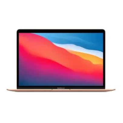 [ AME R$8.845] Macbook Air MGND3BZ/A M1 8GB 256GB 13" - Dourado | R$9.025