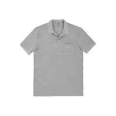 Camisa Polo Masculina Básica Regular Com Bolso Frontal