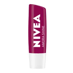 2 Unidades: Hidratante Labial Nivea Amora Shine 4,8g