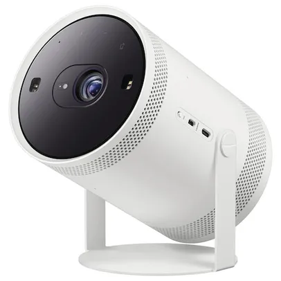 Projetor Full HD Samsung Smart Portátil The Freestyle com Configuração Instantânea, Som 360°, Conectividade com Celular e Bluetooth