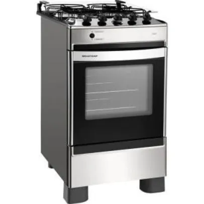 [AME] - Fogão De Piso Brastemp 4 Bocas BFO4N Inox - Bivolt por R$ 799 (R$759 com ame)