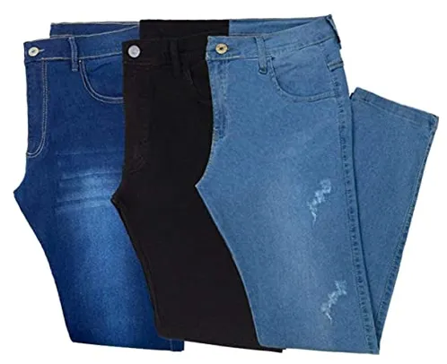 Kit 3 Calça Jeans Masculina Original (46)