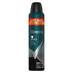 [+ por - R$12,48] Antitranspirante Invisible 250Ml, Rexona 