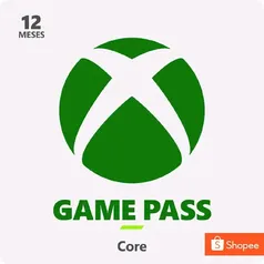 Assinatura Xbox Game Pass Core 12 Meses