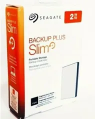 [CARTÃO SUBMARINO] Hd Externo De 2tb Seagate Backup Plus Slim+ Sthn2000401