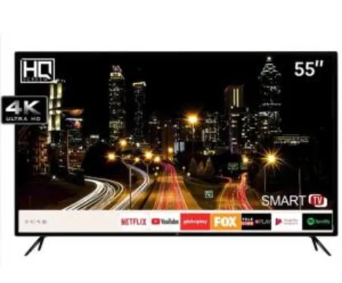 Smart TV HQ 55 Ultra HD 4K | R$ 1799
