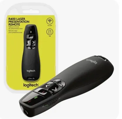 Apresentador Logitech R400 Laserpoint - Preto