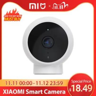 Smart Camera Xiaomi Miija 1080p a prova d'água R$105