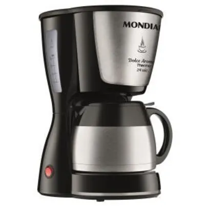 Cafeteira Mondial Dolce Arome Thermo 800W 220V - C-33JT-24X - R$139