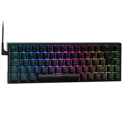 Teclado Mecânico Gamer Husky Gaming HailStorm, Preto - RGB, 65%, Switch Gateron Red, ABNT2 - HGMO006