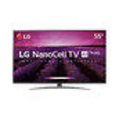 Smart TV LED 55" LG SM8100 NanoCell 4K, IPS, HDR com Dolby Vision Atmos, WebOS 4.5, Inteligência Artificial