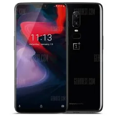 OnePlus 6 A6000 4G Phablet  - MIRROR BLACK 6GB RAM 64GB ROM | R$1.540