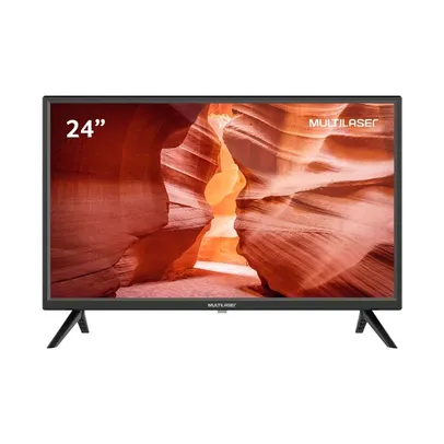 TV Multilaser 24'' LED HD HDMI USB AV DNR TL037